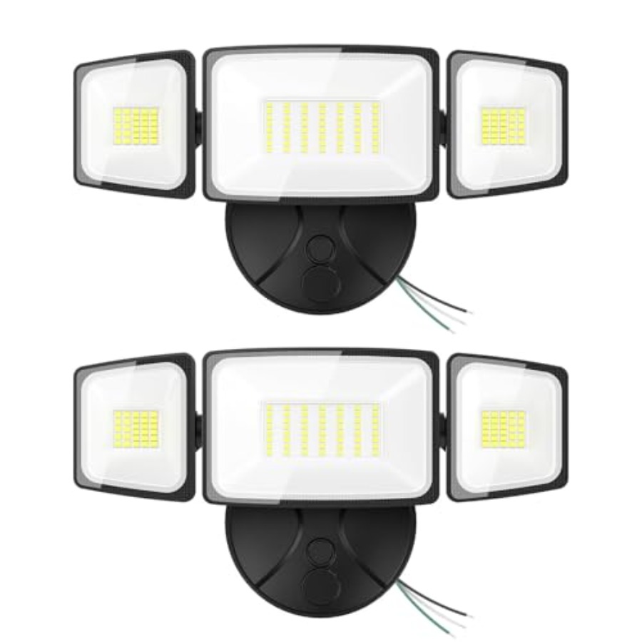 Outdoor Lighting Led Fixtures - 2 Pack 75W Flood Lights Outdoor