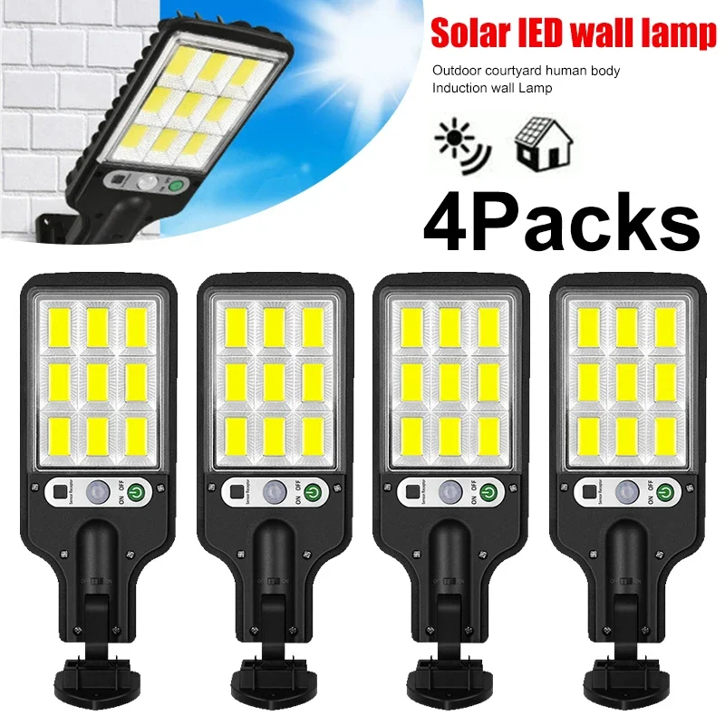 Outdoor Lighting For Patio - Powerful LED Solar Outdoor Courtyard Wall