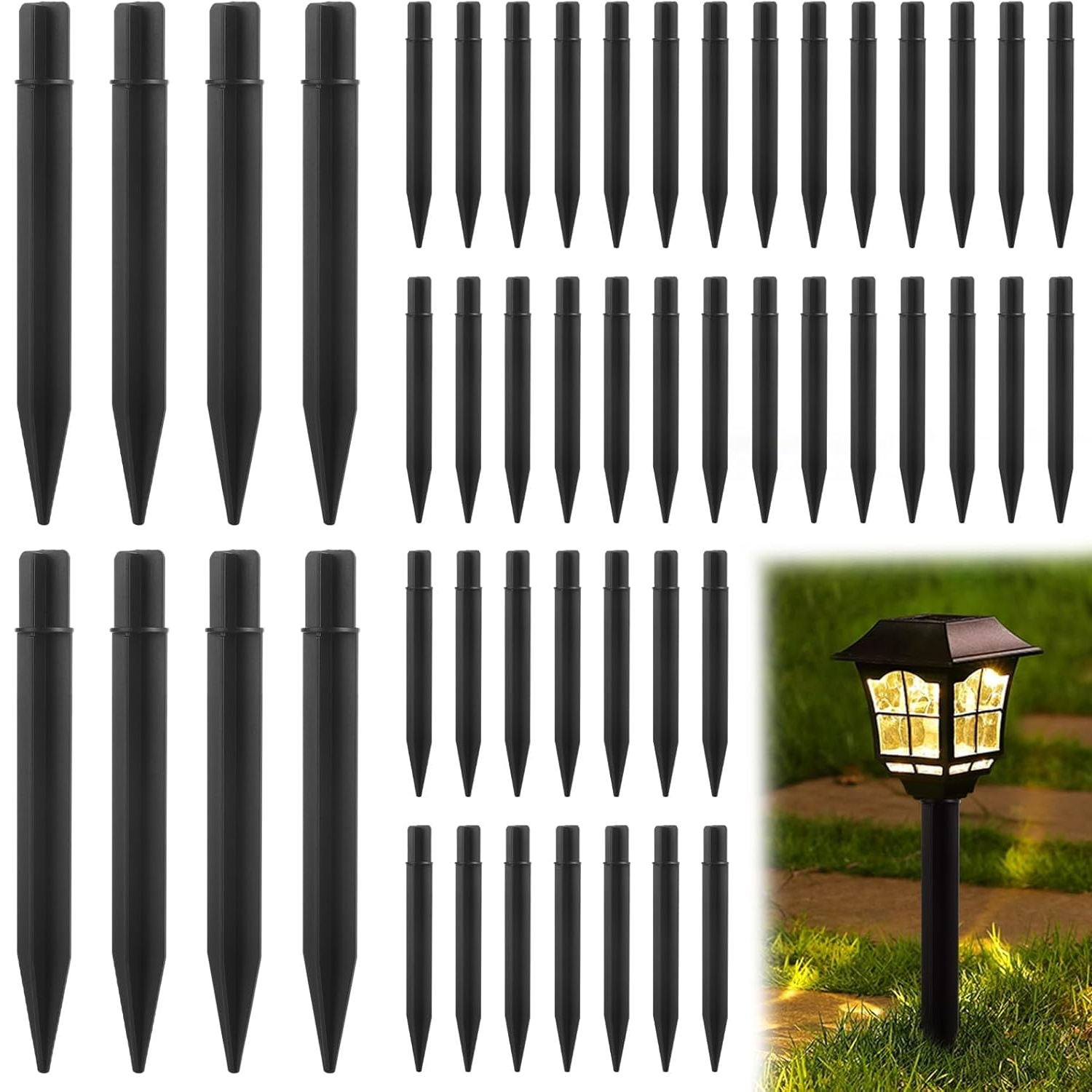 Outdoor Lighting Ground Fixtures - Solar Lawn Light Stakes Outdoor Garden