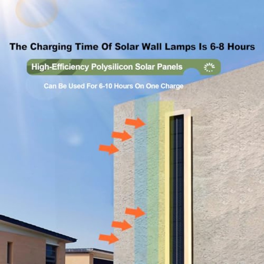 Solar Wall Lights Outdoor Wate - огляд і ціна Outdoor Lighting Led Fixtures