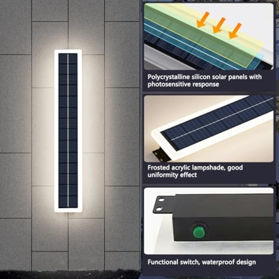 Solar Wall Lights Outdoor Wate - огляд і ціна Outdoor Lighting Led Fixtures