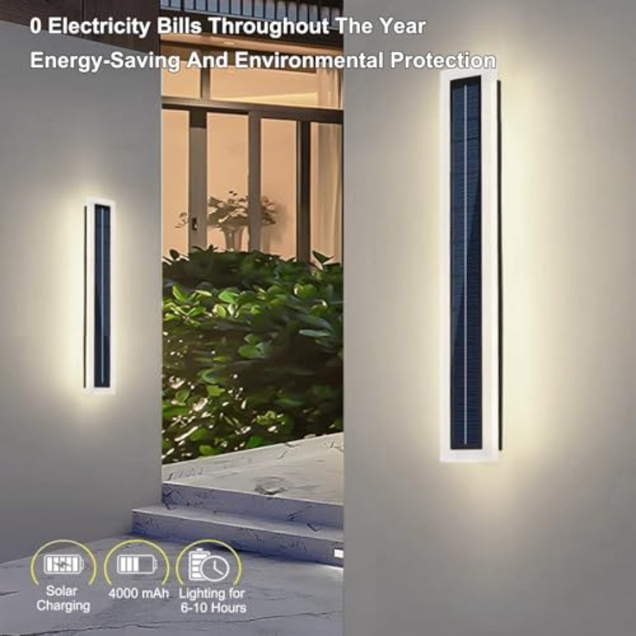 Solar Wall Lights Outdoor Wate - огляд і ціна Outdoor Lighting Led Fixtures