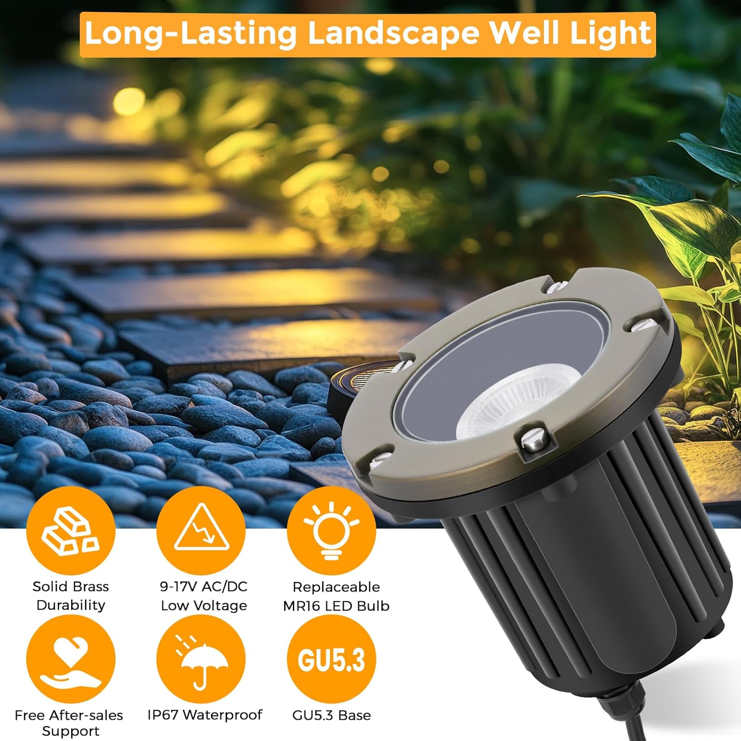 12V Wired Waterproof In Ground - огляд і ціна Outdoor Lighting Ground Fixtures