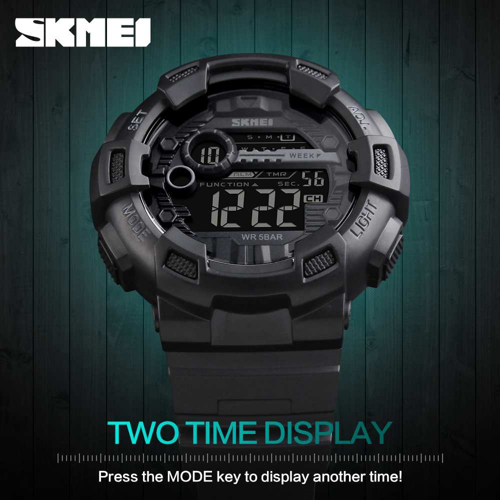 SKMEI Outdoor Sport Watch Men  - огляд і ціна Outdoor Lighting Zones