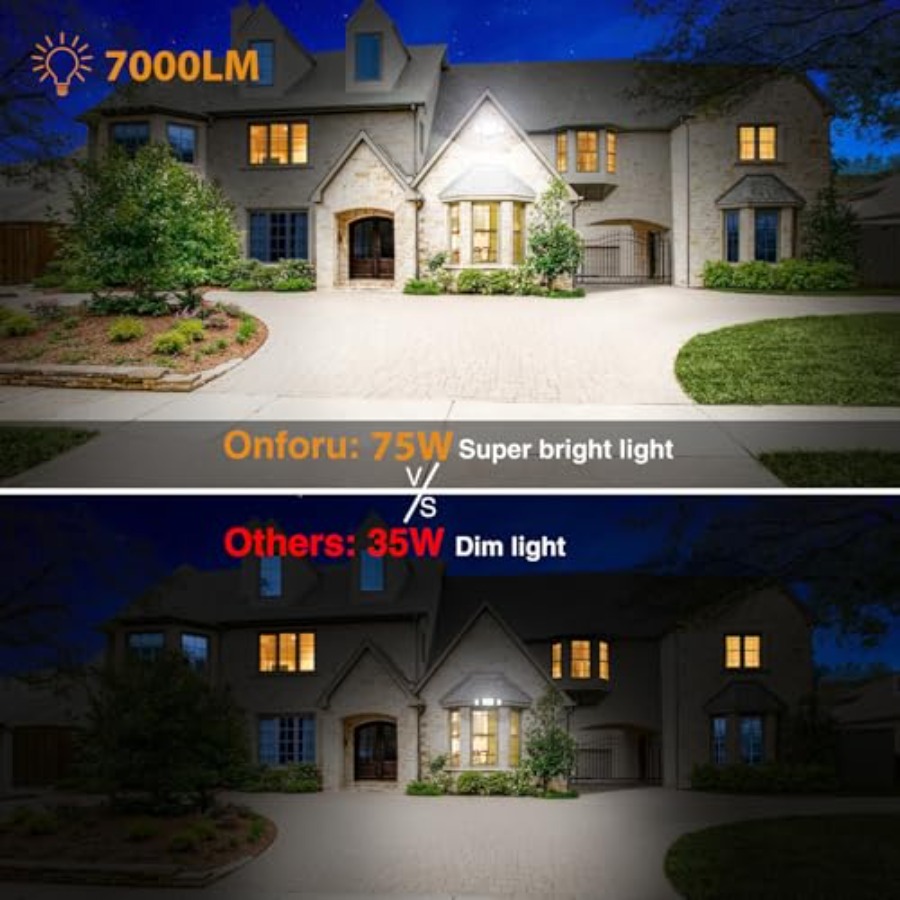 2 Pack 75W Flood Lights Outdoo - огляд і ціна Outdoor Lighting Led Fixtures