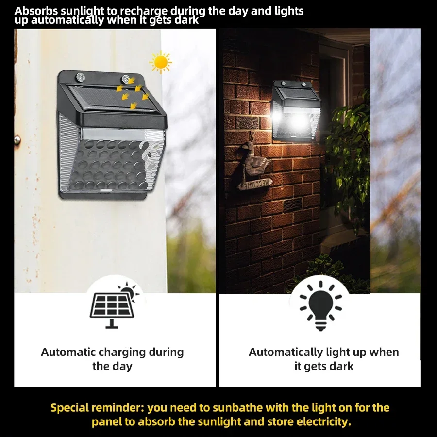 LED Solar Light PIR Motion Sen - огляд і ціна Outdoor Lighting For Patio