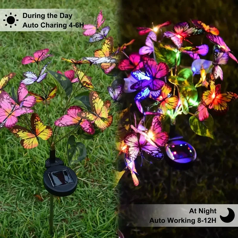 Solar LED Butterfly Garden Lig - огляд і ціна Outdoor Lighting Led Fixtures