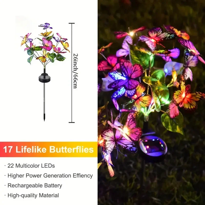 Solar LED Butterfly Garden Lig - огляд і ціна Outdoor Lighting Led Fixtures