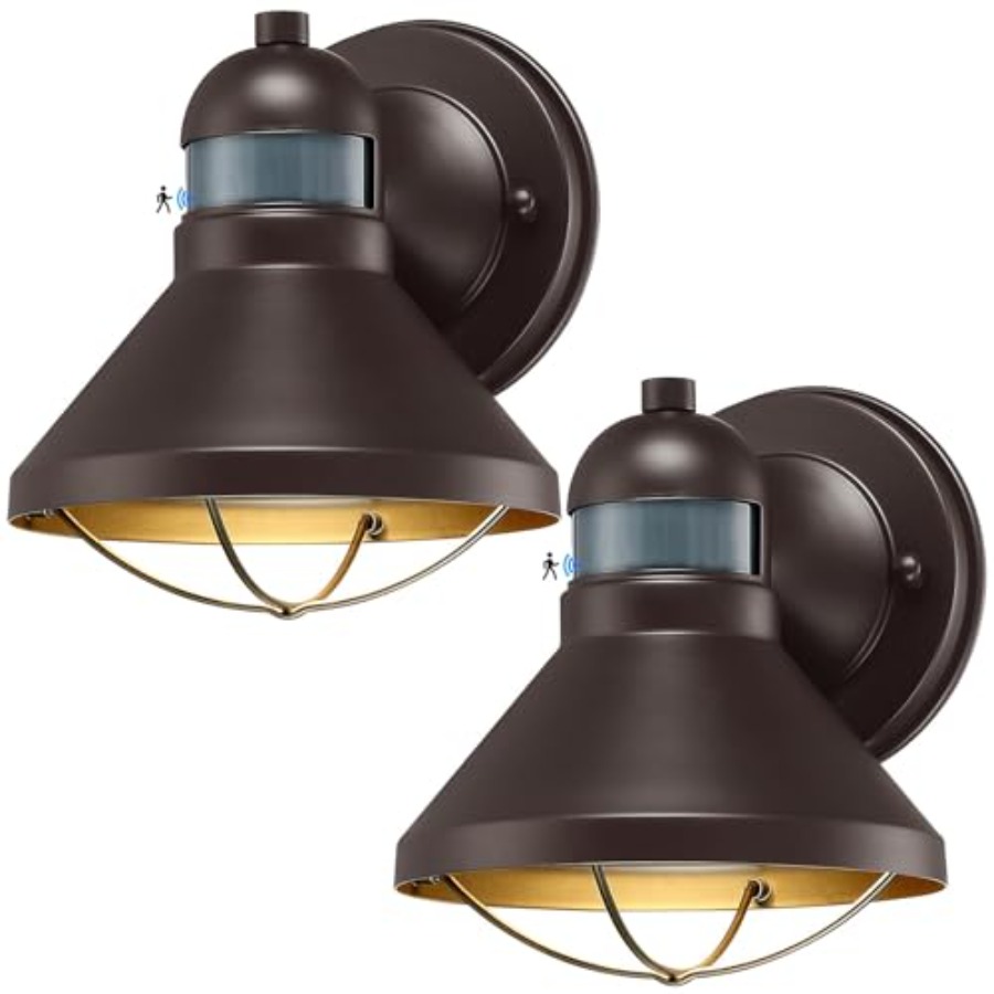 2 Pack Motion Sensor Outdoor L - огляд і ціна Outdoor Lighting Led Fixtures