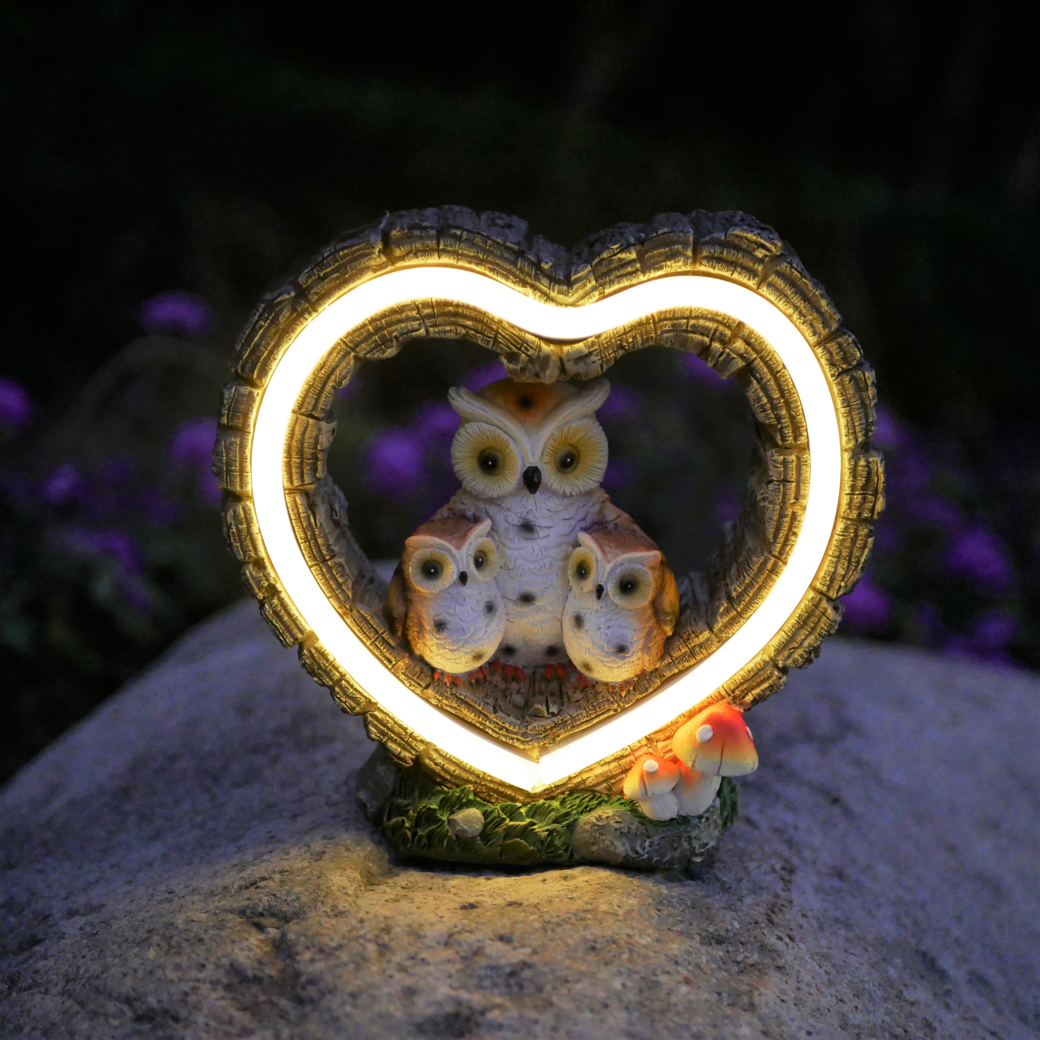 1Pc Solar-Powered Light, Heart - огляд і ціна Outdoor Lighting For Patio