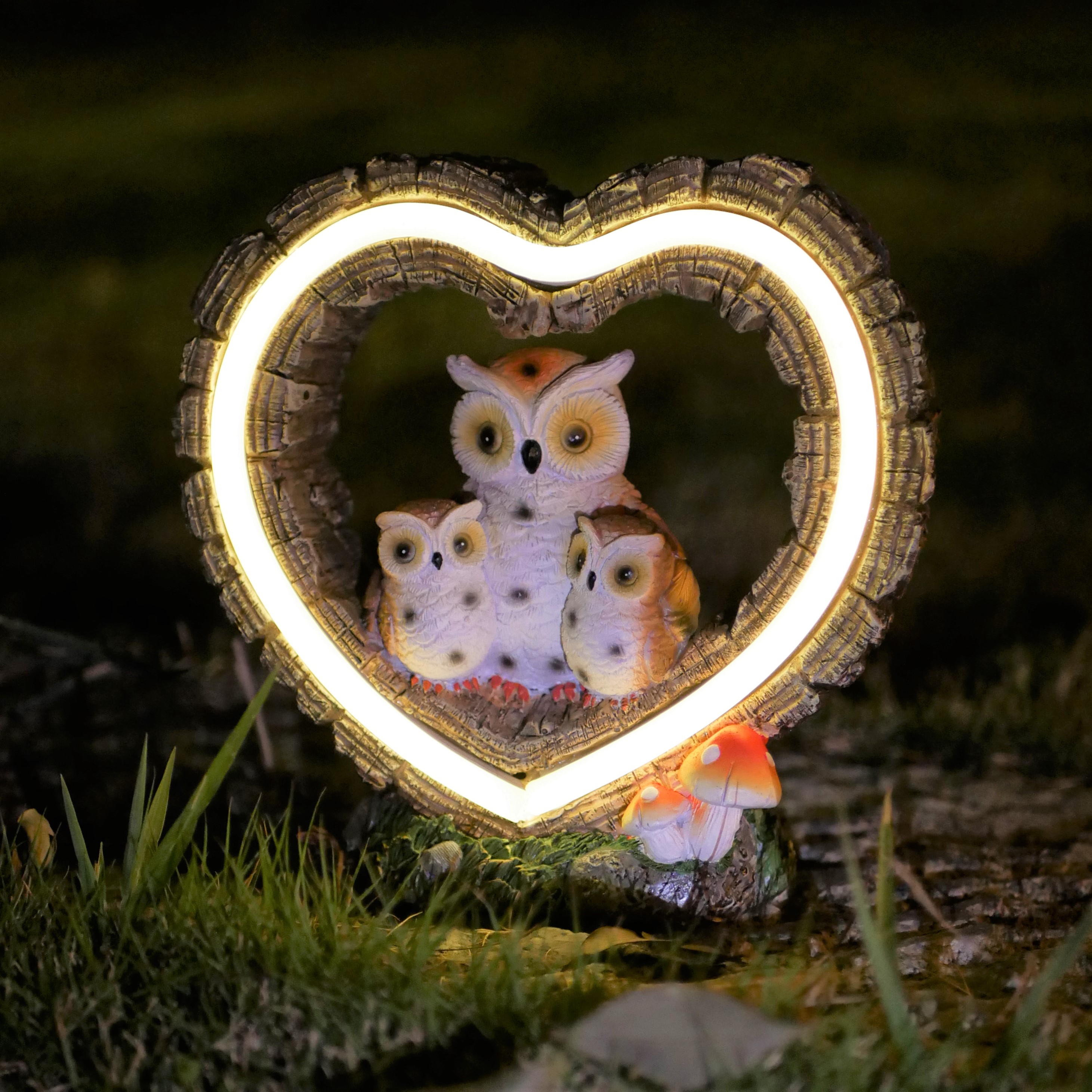 1Pc Solar-Powered Light, Heart - огляд і ціна Outdoor Lighting For Patio