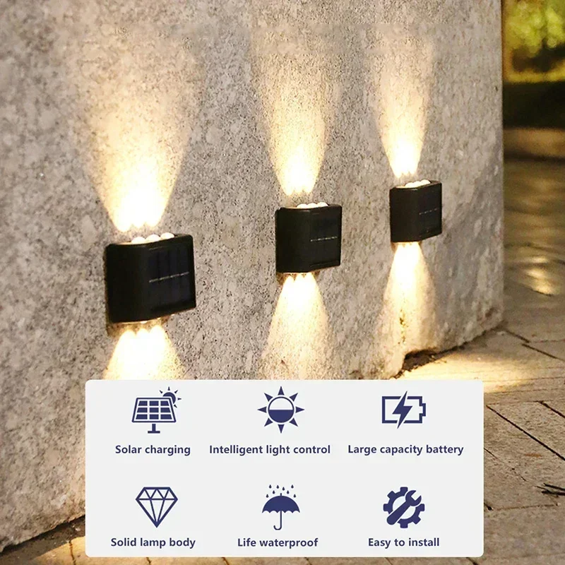 COB Solar Wall Lamp Outdoor Wa - огляд і ціна Outdoor Lighting For Patio