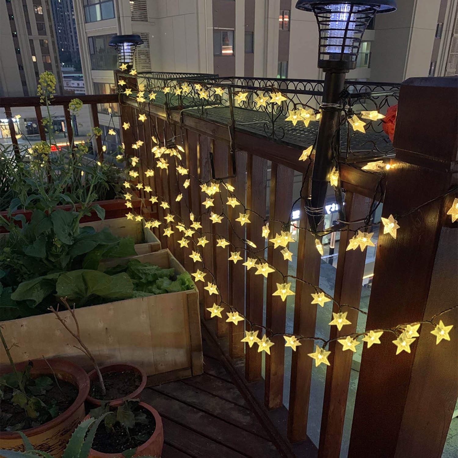 50ft 120 LED Solar Star Fairy  - огляд і ціна Outdoor Lighting For Patio