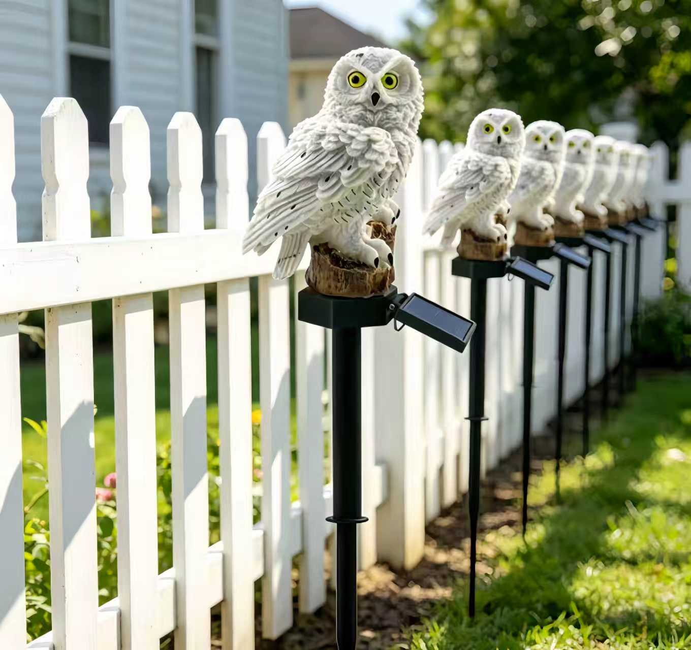 Solar Owl Garden Stake Light O - огляд і ціна Outdoor Lighting Led Fixtures