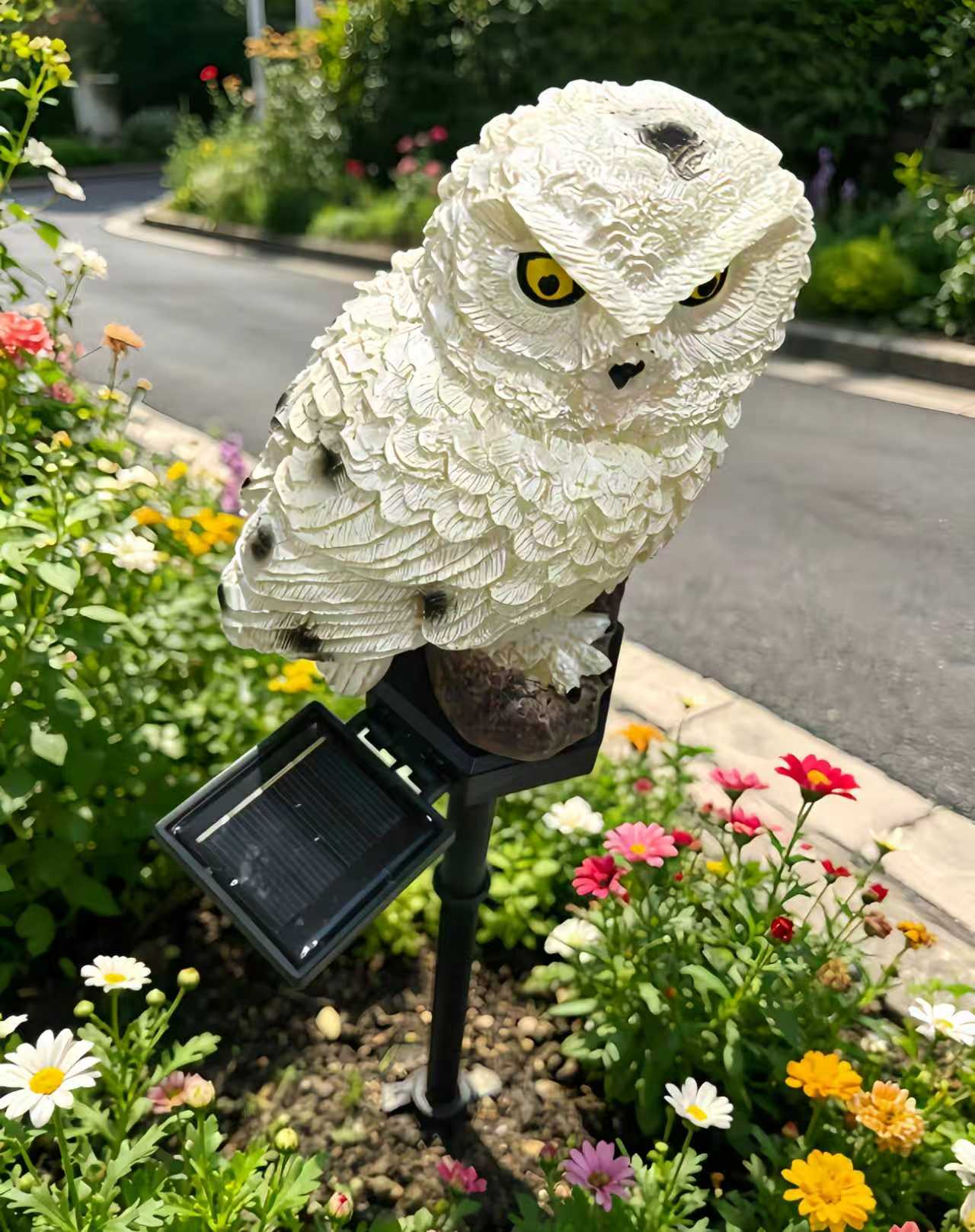 Solar Owl Garden Stake Light O - огляд і ціна Outdoor Lighting Led Fixtures