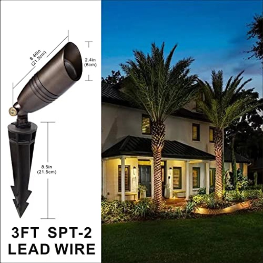 12V Low Voltage Landscape Spot - огляд і ціна Outdoor Lighting Ground Fixtures