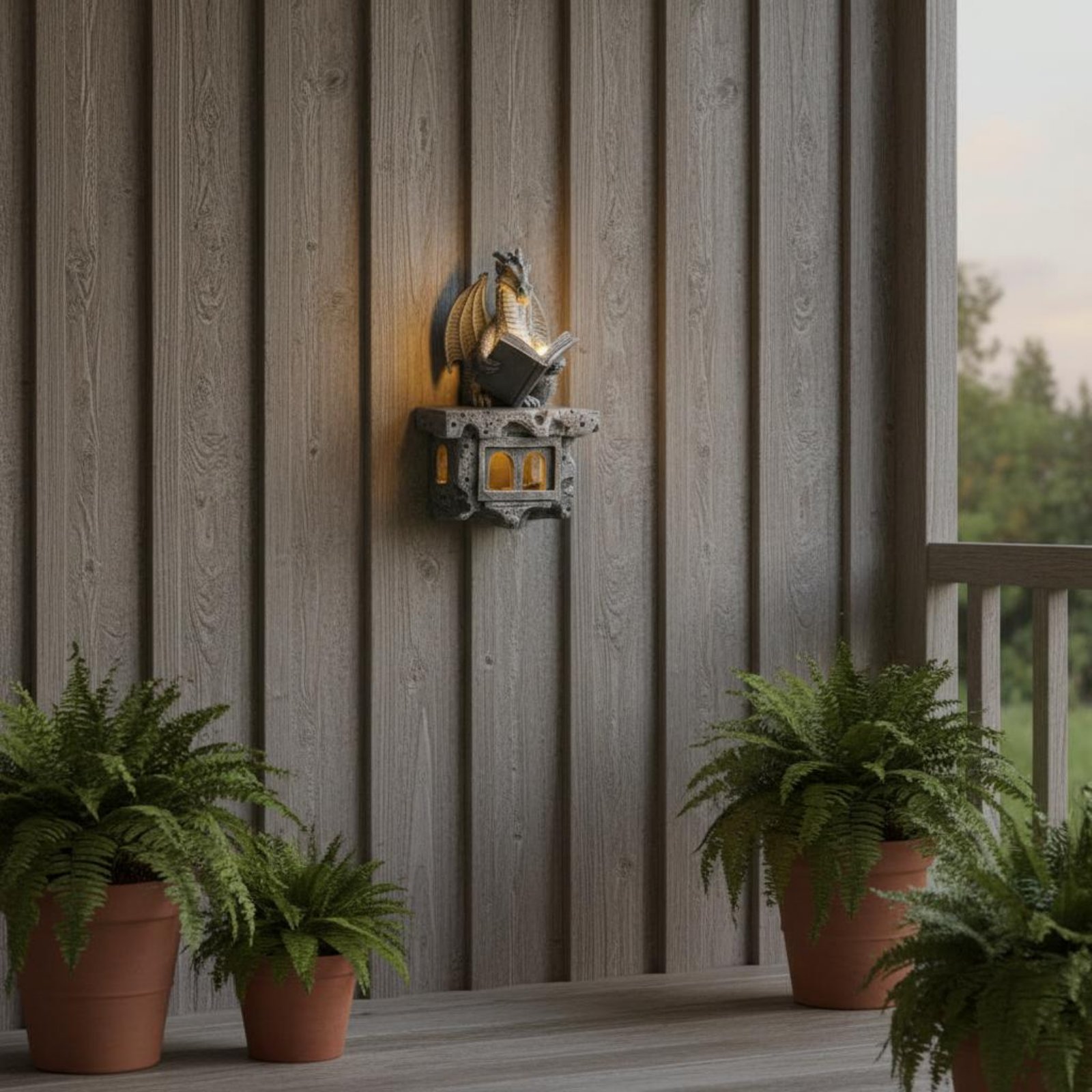 Solar Wyvern Wall Shine Auto O - огляд і ціна Outdoor Lighting For Patio