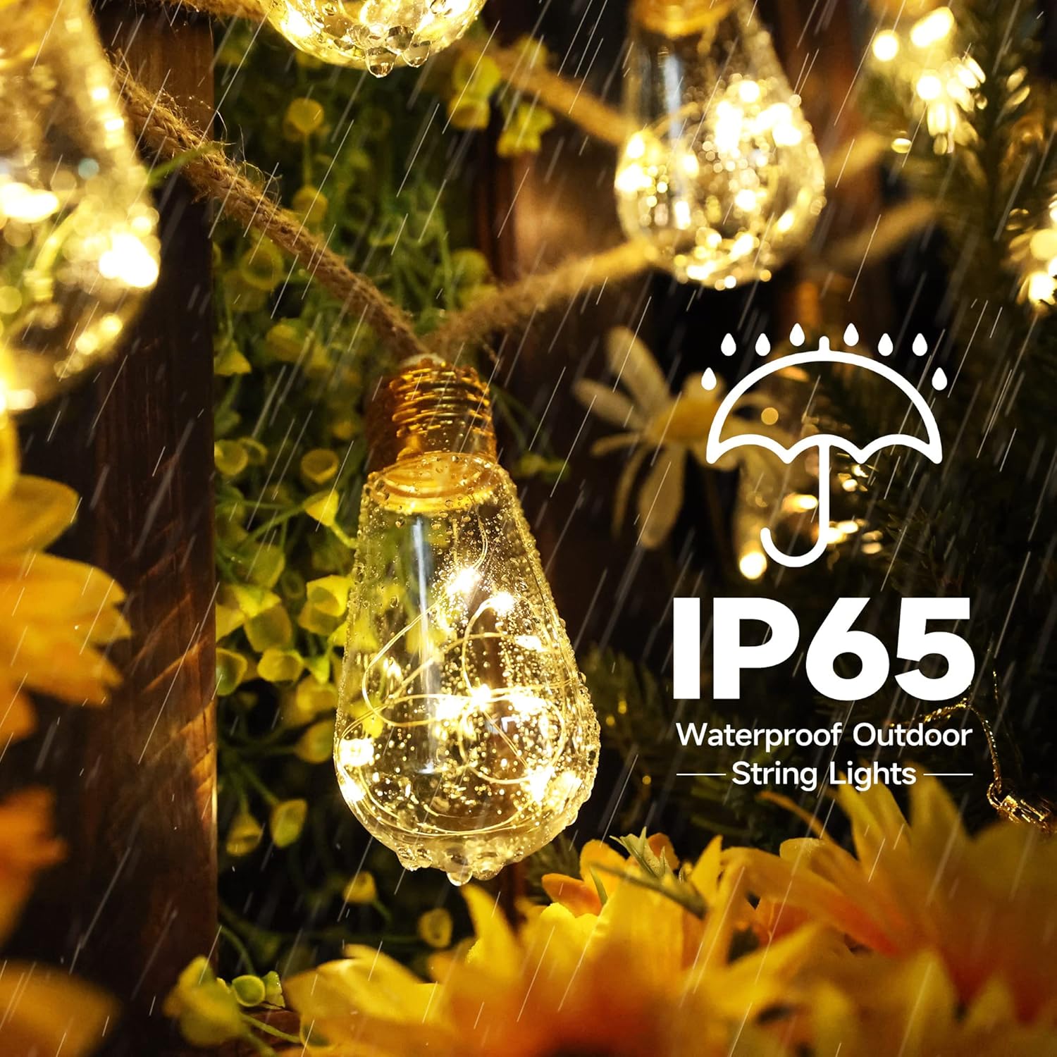 Solar Outdoor String Lights 20 - огляд і ціна Outdoor Lighting For Patio