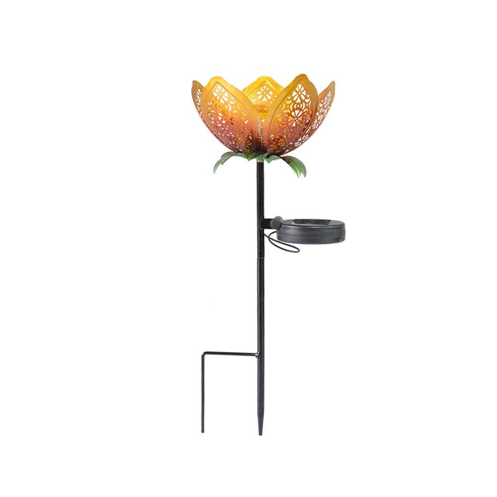 Lotus Shaped Solar Powered Lam - огляд і ціна Outdoor Lighting Ground Fixtures