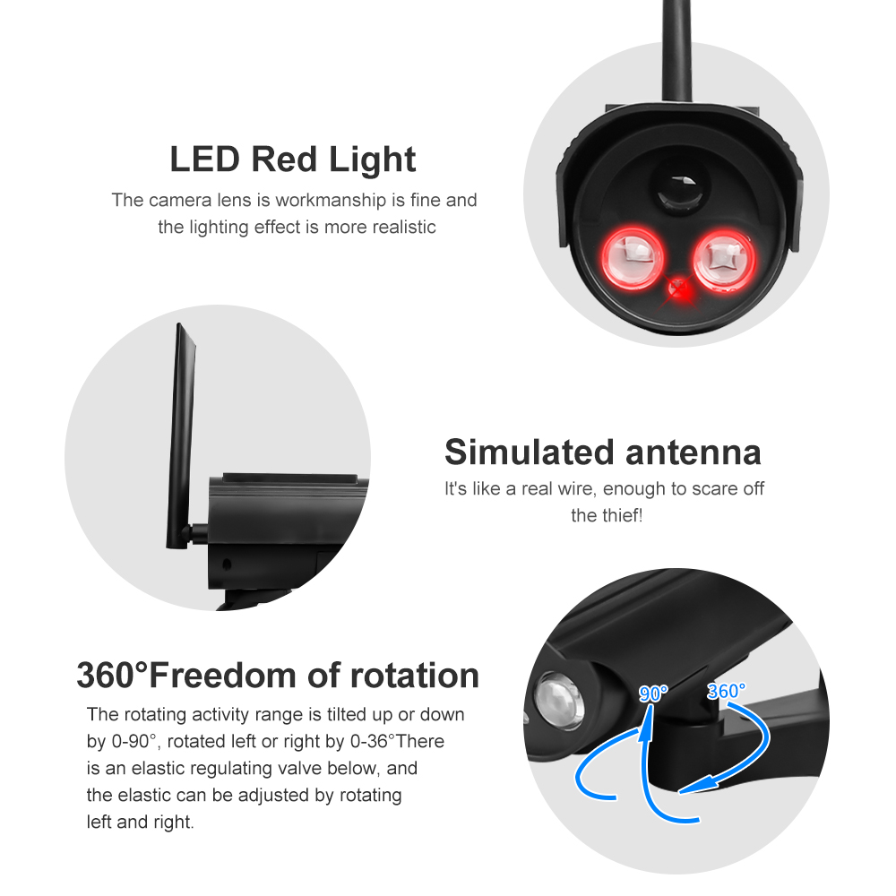 Outdoor Solar Simulation Camer - огляд і ціна Outdoor Lighting Led Fixtures