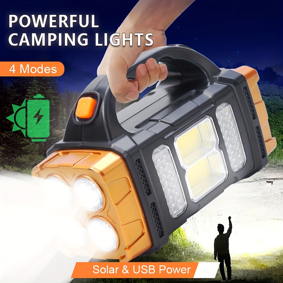 New Upgrade Rechargeable High  - огляд і ціна Outdoor Lighting Led Fixtures
