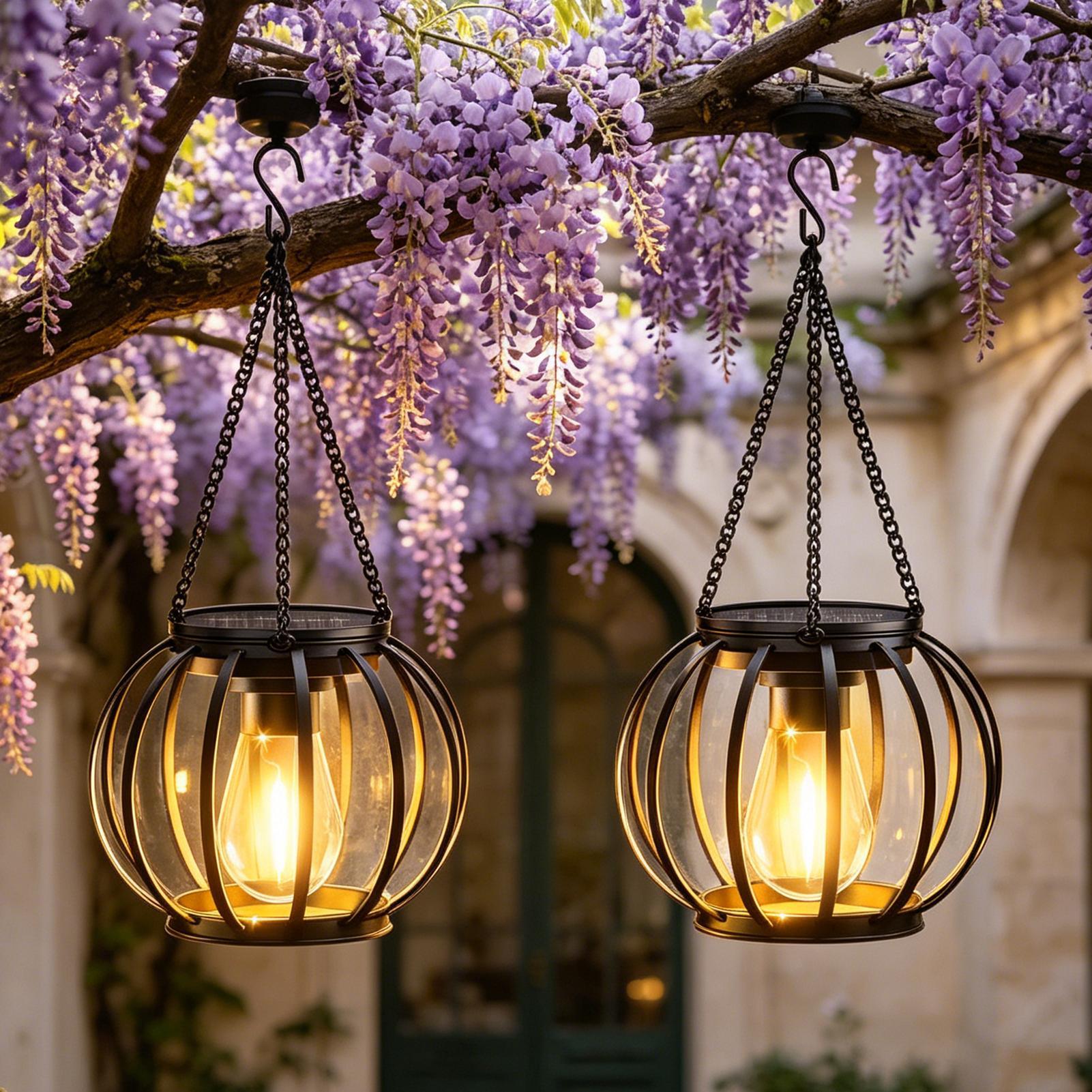 Solar Lanterns Outdoor 2 Piece - огляд і ціна Outdoor Lighting For Patio