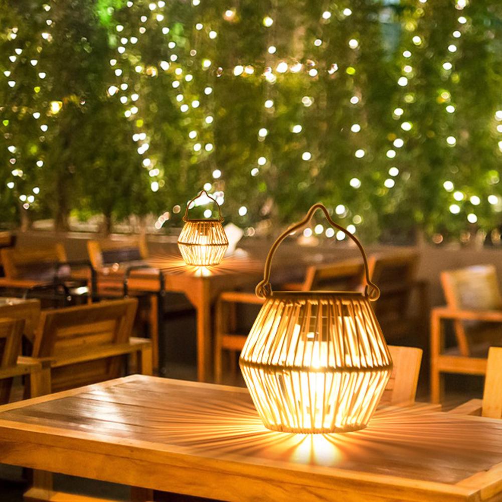 IP65 Waterproof Solar Rattan L - огляд і ціна Outdoor Lighting For Patio