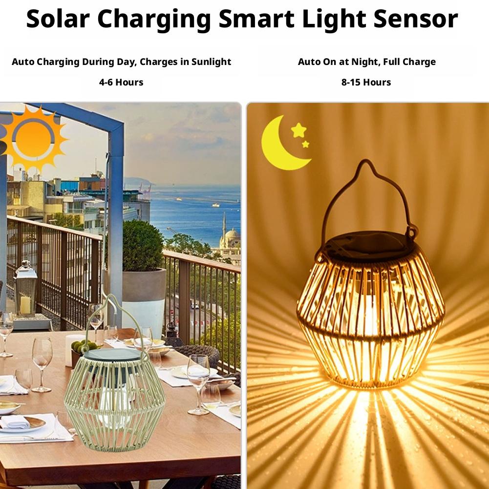 IP65 Waterproof Solar Rattan L - огляд і ціна Outdoor Lighting For Patio
