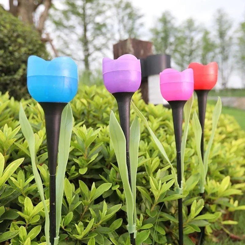 1Pcs Garden Tulip Flower Shape - огляд і ціна Outdoor Lighting Led Fixtures