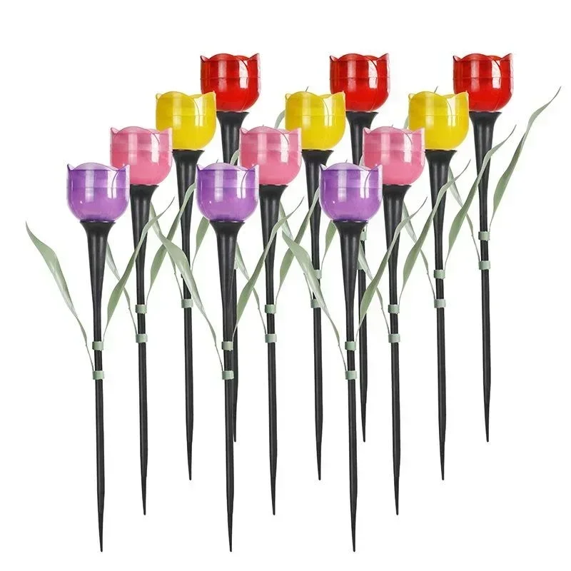 1Pcs Garden Tulip Flower Shape - огляд і ціна Outdoor Lighting Led Fixtures