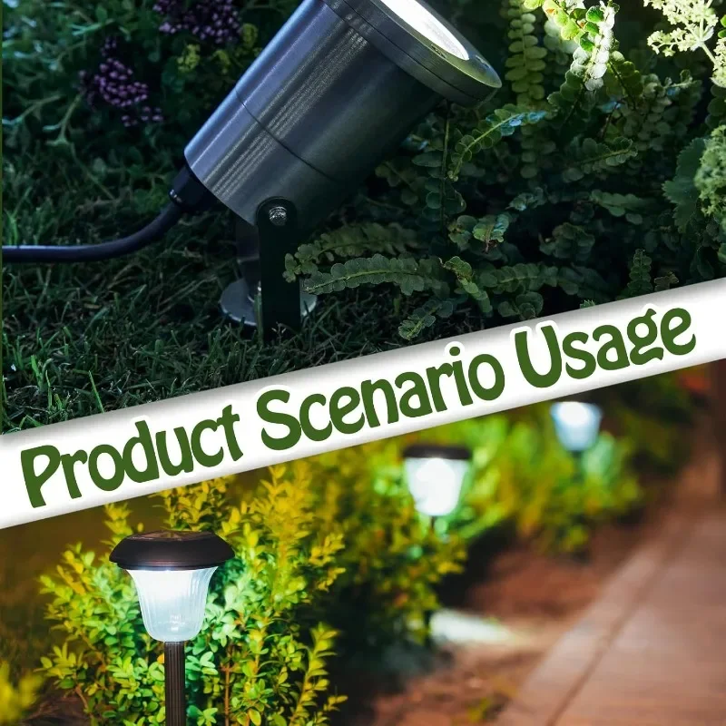 Solar Lawn Light Stakes Outdoo - огляд і ціна Outdoor Lighting Ground Fixtures