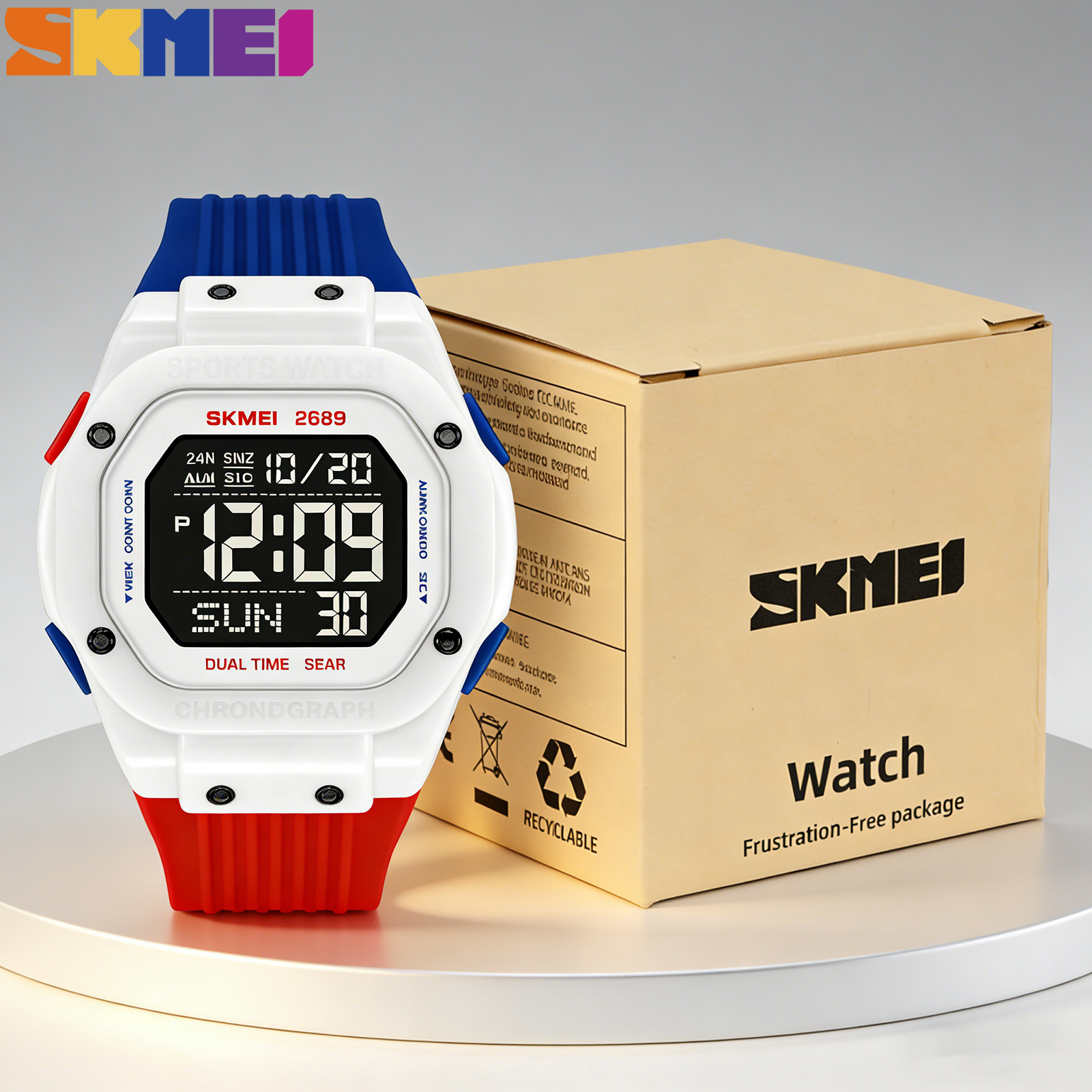 SKMEI 2689 Fashion Wristwatch  - огляд і ціна Outdoor Lighting Zones