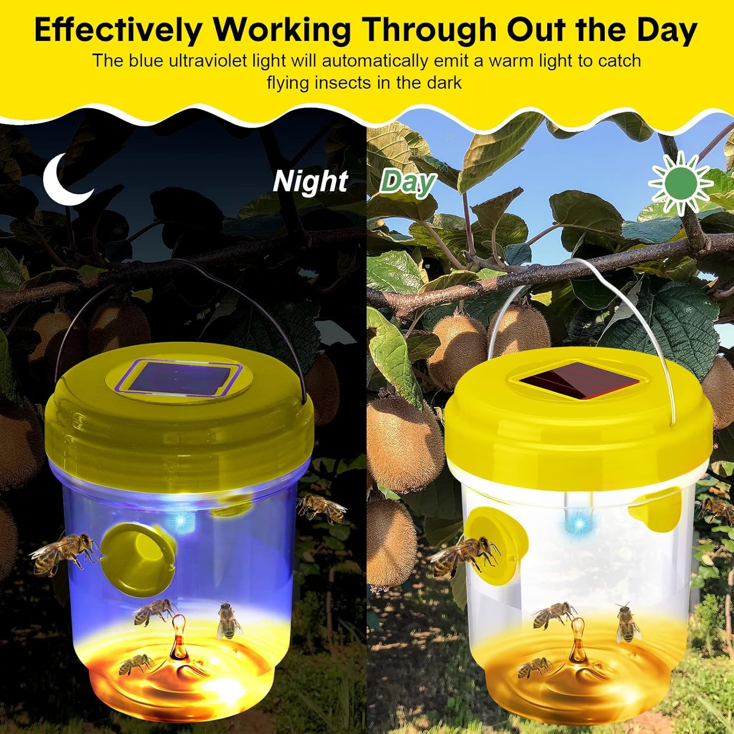 1-6PCS Solar Wasp Trap Waterpr - огляд і ціна Outdoor Lighting Led Fixtures