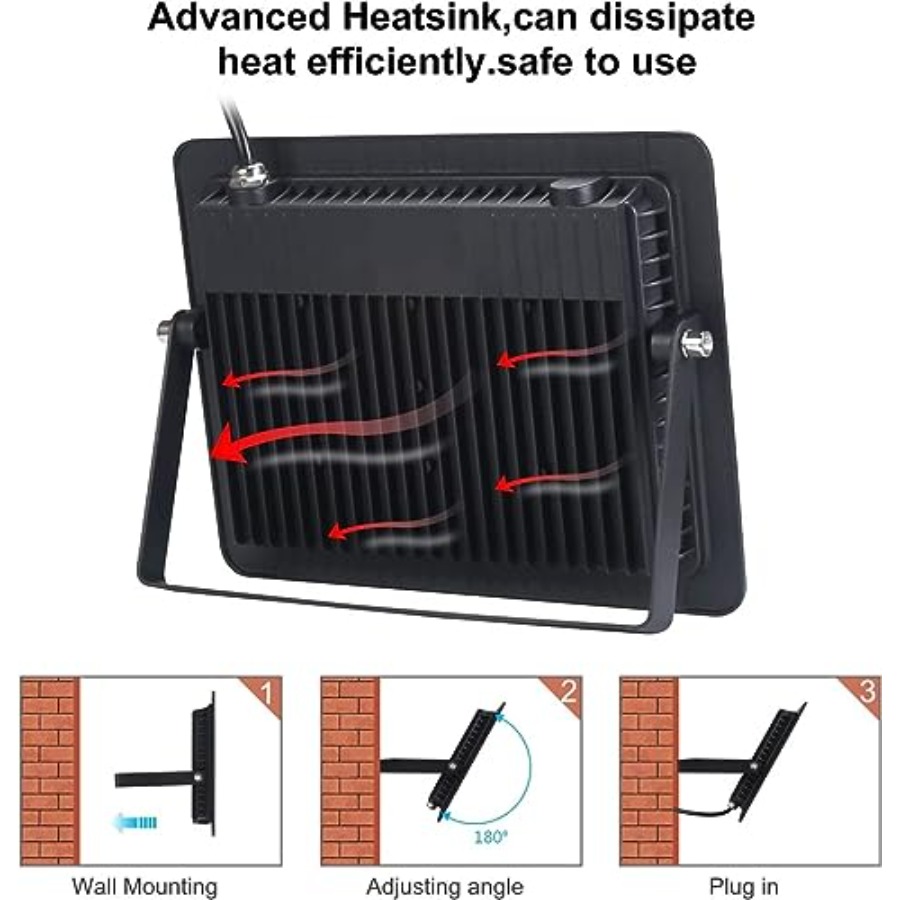 Black Lights 2 Pack W LED Blac - огляд і ціна Led Flood Light